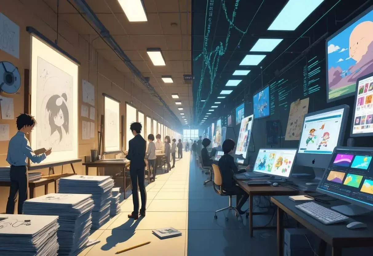 From Flipbooks to Digital: The Technological Evolution of Anime Production and Its Impact on Modern Storytelling