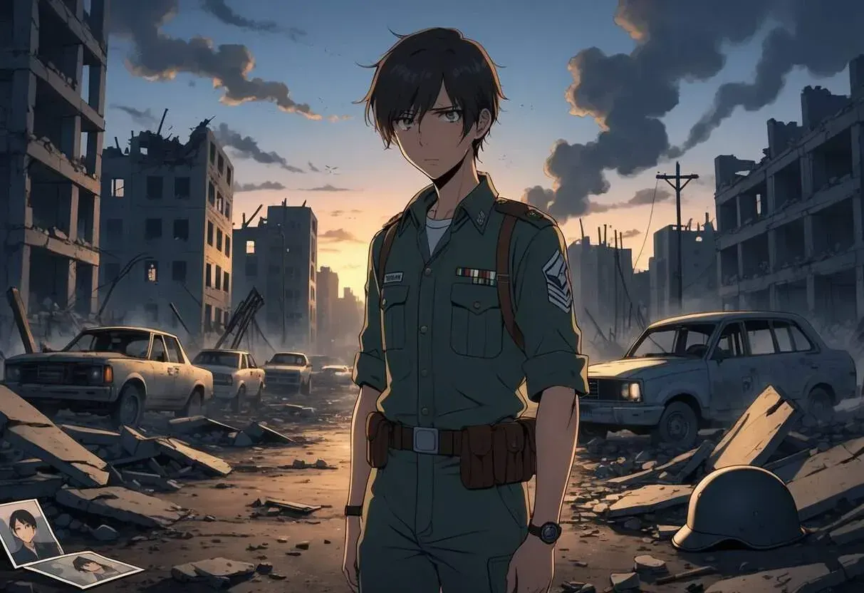How Anime Explores Survivor’s Guilt in War-Torn Settings Through Character Psychology and Narrative Depth
