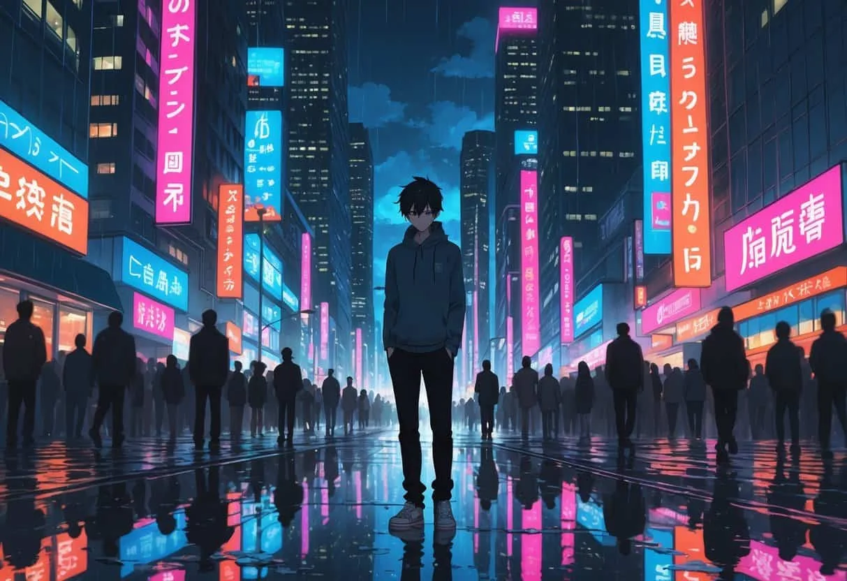 How Anime Represents Loneliness in Urban Settings Exploring Themes of Isolation and Connection