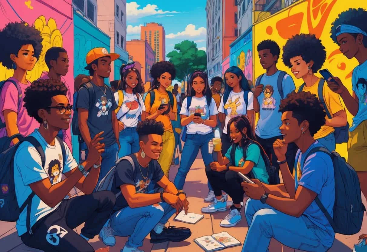How Anime Subcultures Show up in African-American Communities: Exploring Cultural Fusion and Identity