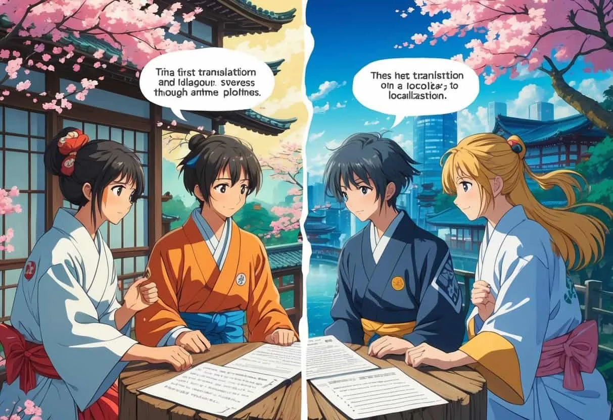 How Translation and Localization Change Anime Plotlines Impacting Narrative and Cultural Perception
