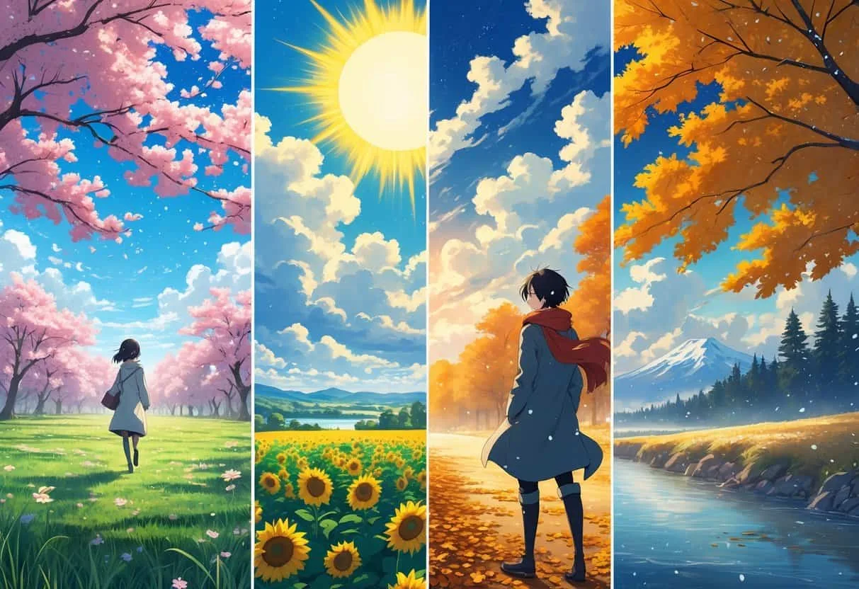 How Weather and Seasons Are Used Symbolically in Anime to Enhance Storytelling and Character Development
