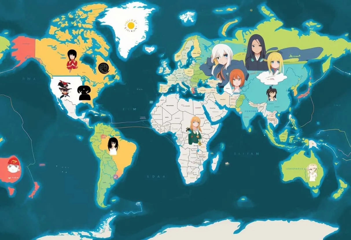 Most Watched Anime by Country: A Global Breakdown of Top Favorites