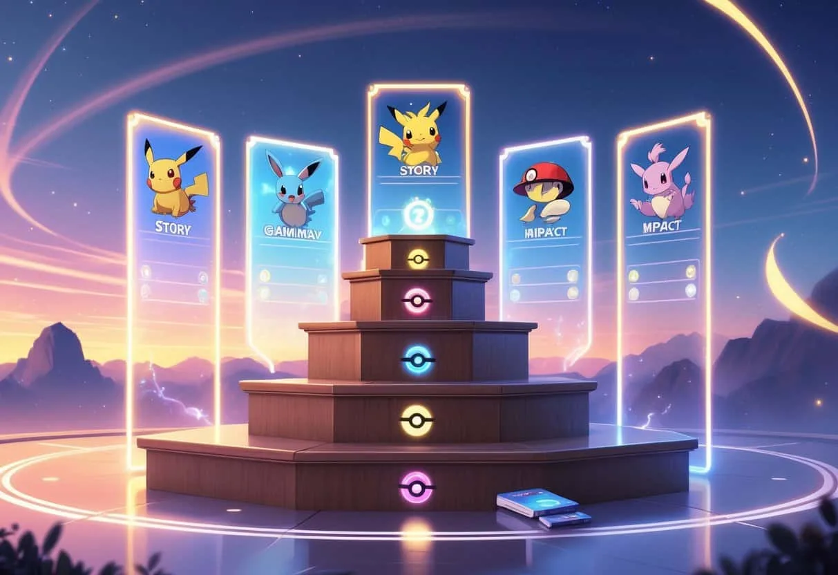 Pokémon Games Ranked by Story, Gameplay, and Impact: Definitive Guide to the Franchise's Best Titles